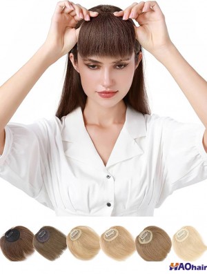Clip Hair Band 100% cheveux humains clip Hair patch Side, naturellement plat et bien rangé Hair Band, adapté aux femmes tout - en - un Hair band