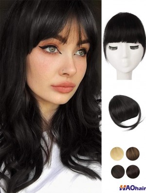 Cheveux humains 100% vrais cheveux frangés pinces à cheveux franges françaises franges avec pinces à favoris franges franges