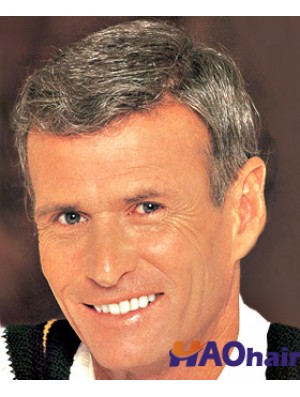 Toupee Avec Monofilament Style Court Longueur Courte