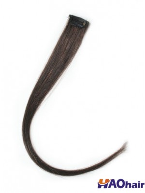 Agrafe droite moderne de cheveux de Remy de Brown dans des prolongements de cheveux