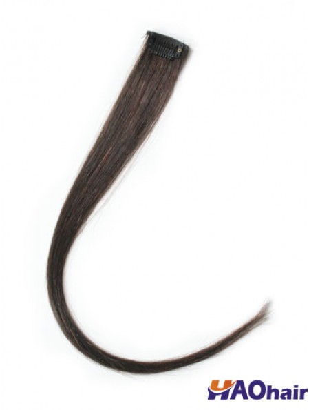 Agrafe droite moderne de cheveux de Remy de Brown dans des prolongements de cheveux