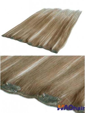 Perfect Blonde Straight Remy Hair Clip dans les extensions de cheveux
