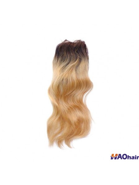 Fermetures en dentelle blonde longue et droite