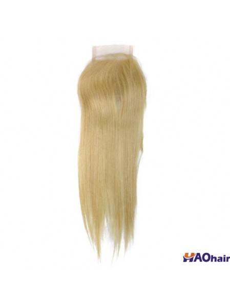 Meilleures fermetures en dentelle blonde longue et droite