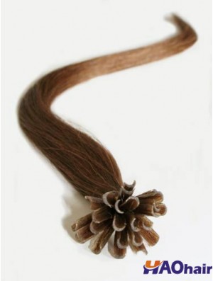 Extensions de cheveux Brown Straight Nail moins cher / U Tip