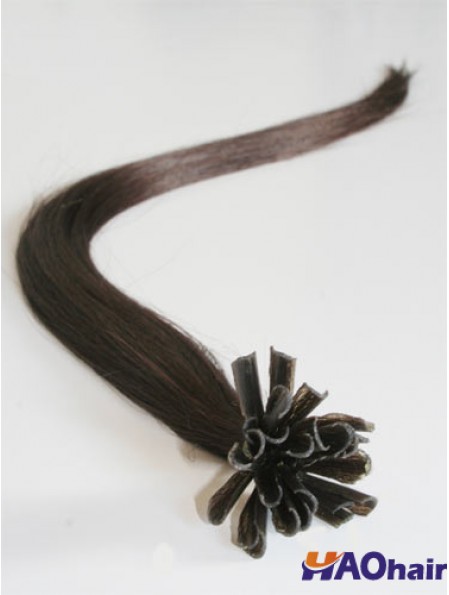Rallonges de cheveux à pointe droite en forme d'ongle / U