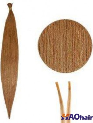 Auburn Straight Stick / I Tip Hair Extensions