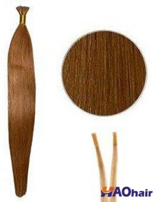 Auburn Straight Stick / I Tip Hair Extensions