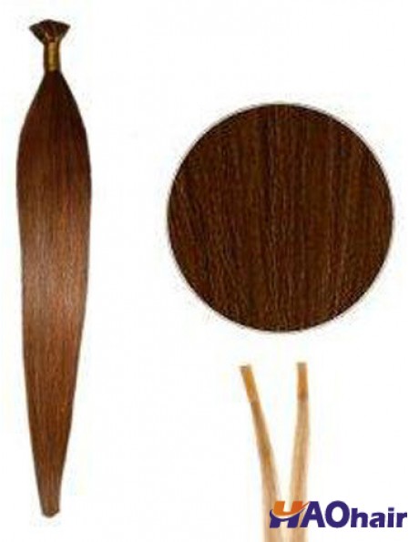 Auburn Straight Stick / I Tip Hair Extensions