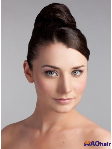 Postiches de chignon brun
