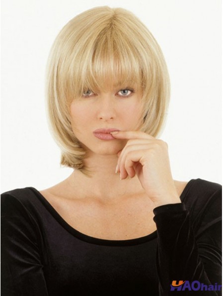 Monofilament cheveux humains Topper UK Style droit avec une frange