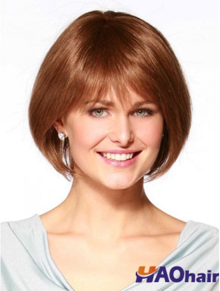 De vrais cheveux Bob perruque Remy Human Bobs coupe la longueur de menton de style droit