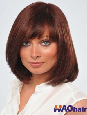 Perruques Monofilament Fabulous Red Bobs de 12 pouces
