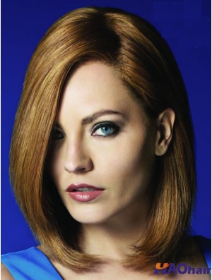Bobs menton longueur blonde droite droite abordable petite perruques