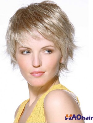Perruques avant en dentelle blonde