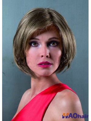 Lace Front Chin Longueur Straight Brown Discount Bob Perruques