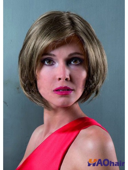 Lace Front Chin Longueur Straight Brown Discount Bob Perruques