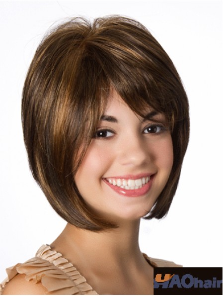 Coiffures droites avant de dentelle de 10 pouces Brown Bob