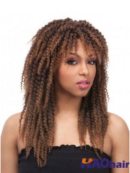 Perruques afro-américaines bon marché au Royaume-Uni avec coupe en couches style capless Kinky
