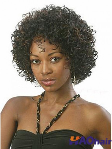 Nouvelles perruques crépues de longueur de menton de 10 pouces pour les femmes noires