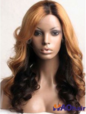 Coiffures de femme noire ondulée Remy Human Lace Front