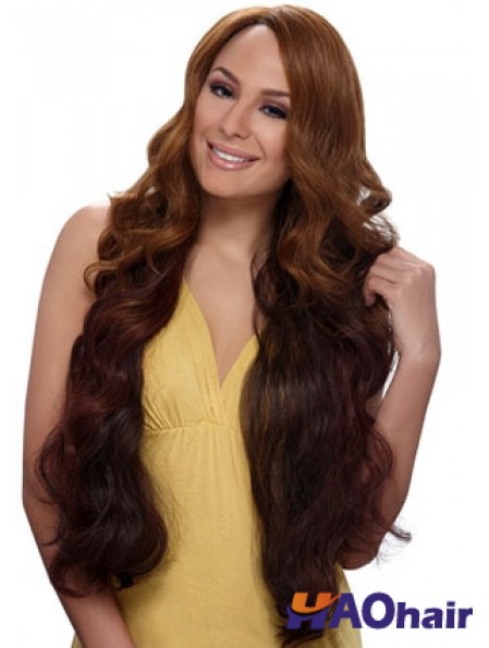 Acheter des perruques afro-américaines en ligne avec un style ondulé de couleur Auburn synthétique