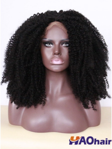 Perruques avant en dentelle noire de 18 pouces pour les femmes noires