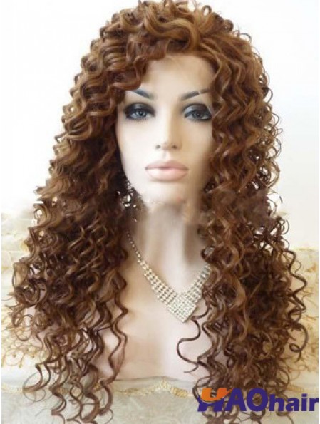 Perruques avant en dentelle marron 18 pouces pour femmes noires