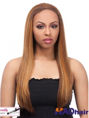 22 pouces Blonde Lace Front Wigs pour les femmes noires