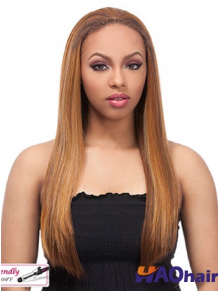 22 pouces Blonde Lace Front Wigs pour les femmes noires