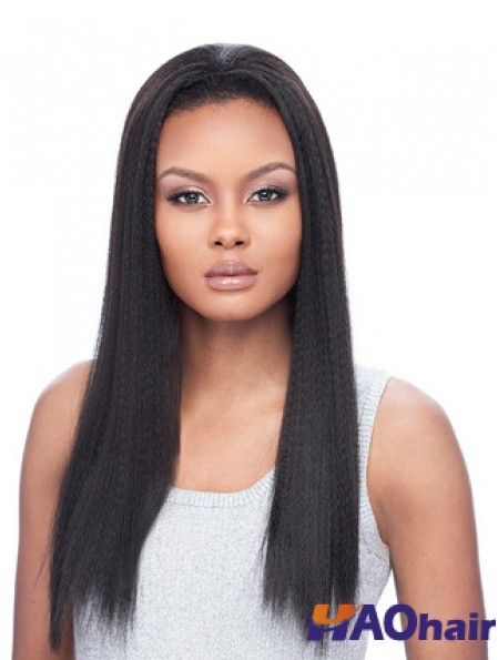 Perruques avant en dentelle noire de 20 pouces pour les femmes noires