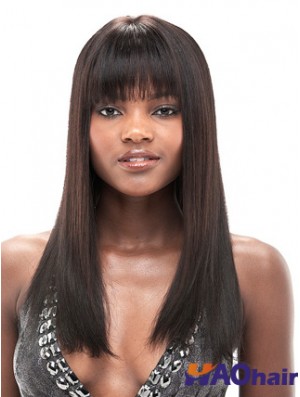 Perruques avant en dentelle noire de 18 pouces pour les femmes noires