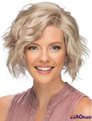 Lace Front Short Blonde Curly Perruques Classiques Abordables Pour Femmes