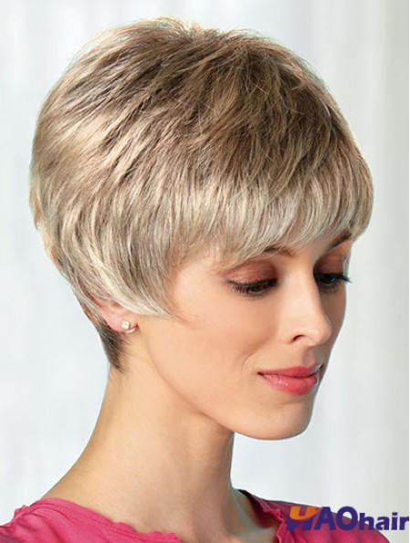 Boycuts Blonde 8  inchmeilleures perruques courtes