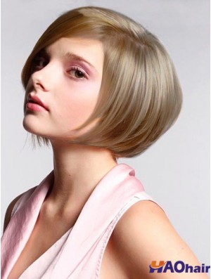 Lace Front Chin Longueur Straight Blonde Best Bob Perruques