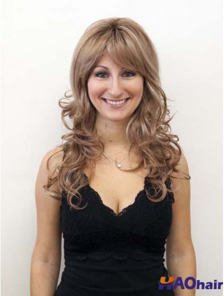 Wavy Layered Long Blonde New Lace Front Perruques