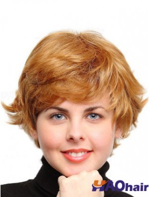 Cheveux synthétiques pleine tête les moins chers au Royaume-Uni avec couleur capless Auburn
