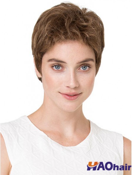 Perruques courtes ondulées blondes les moins chères de 6  inch