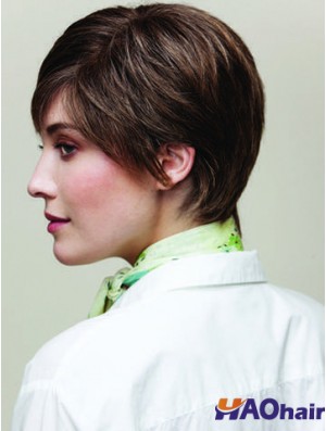 Boycuts droits 8  inchperruques courtes et durables