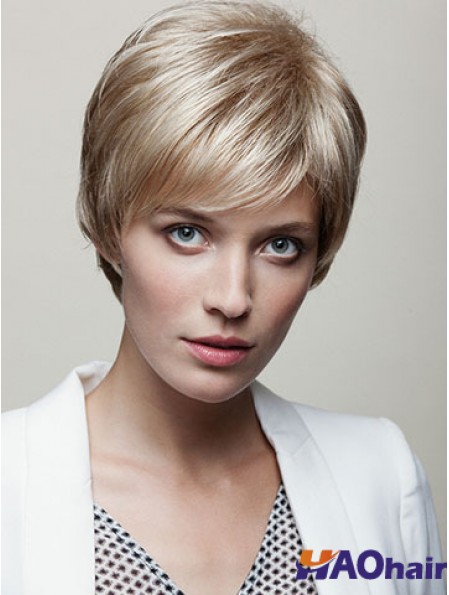 Boycuts droits 6  inchperruques courtes à la mode