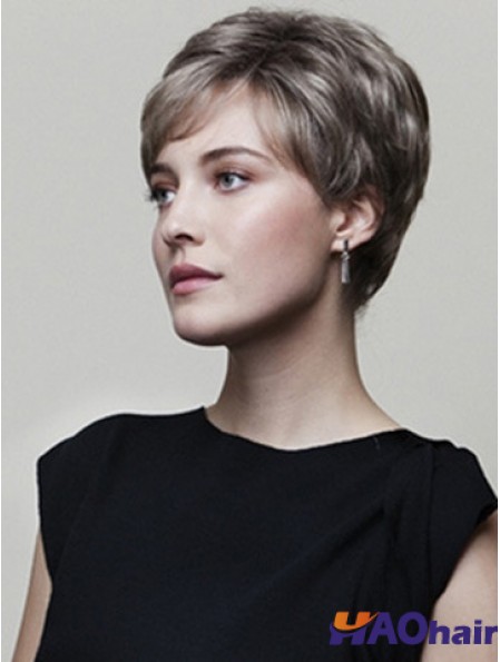 Boycuts droits 6  inchperruques courtes pratiques