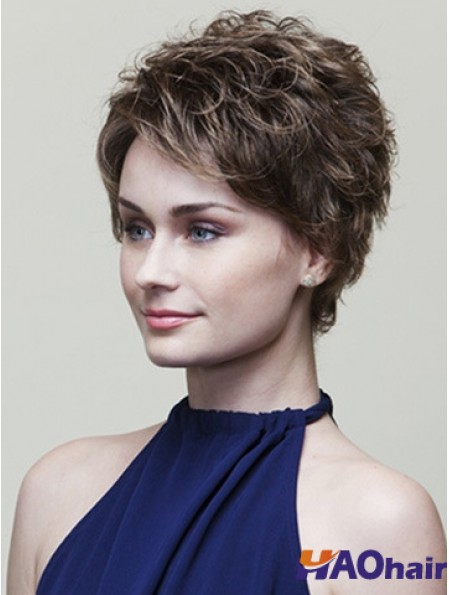 Wavy Classic 6  inchmoins cher perruques courtes