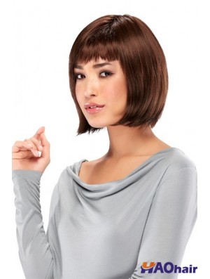 Lace Front Chin Longueur Droite Auburn New Bob Perruques