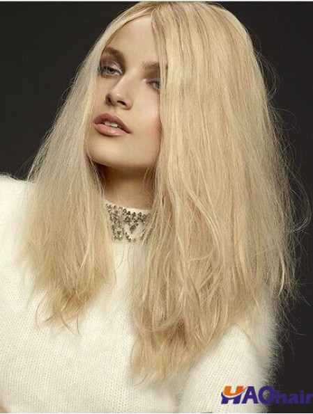 Wavy Layered Lace Front Cheap 18  inchBlonde Longue Perruques