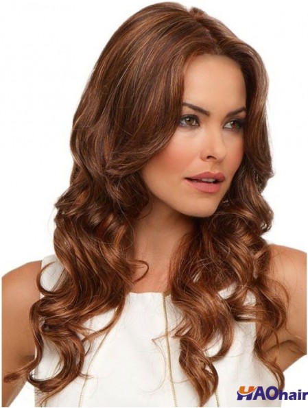 Perruques Auburn Curly Sans Frange Avant de Lacet