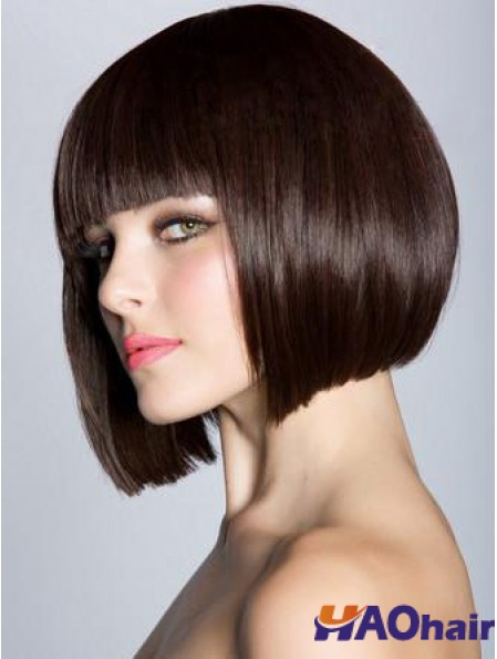 Bob perruques pour femmes longueur de menton style droit bobs coupe