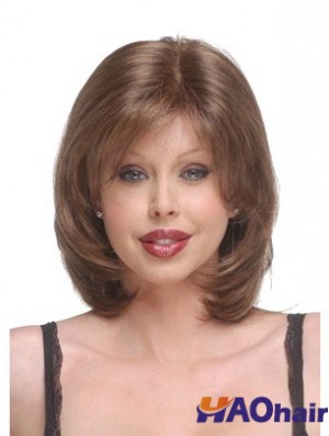 Capless menton longueur droite Auburn Discount Bob perruques