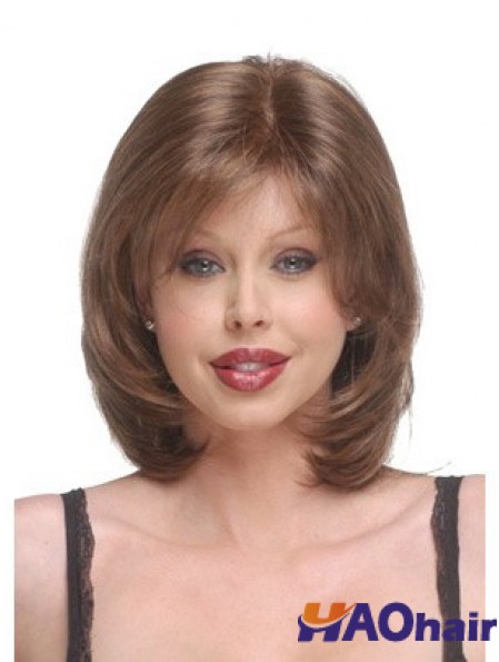 Capless menton longueur droite Auburn Discount Bob perruques
