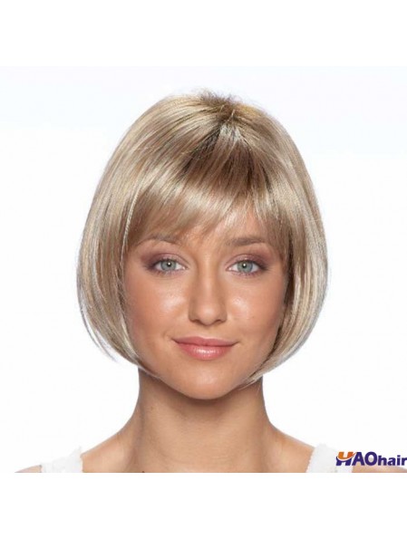 9 pouces meilleures perruques courtes blondes droites bobs