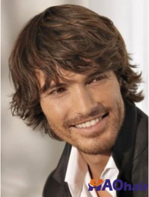 longue Perruques Masculines Naturelles